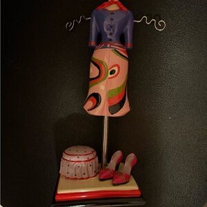 Colorful Fashion Figurine Jewelry Holder
